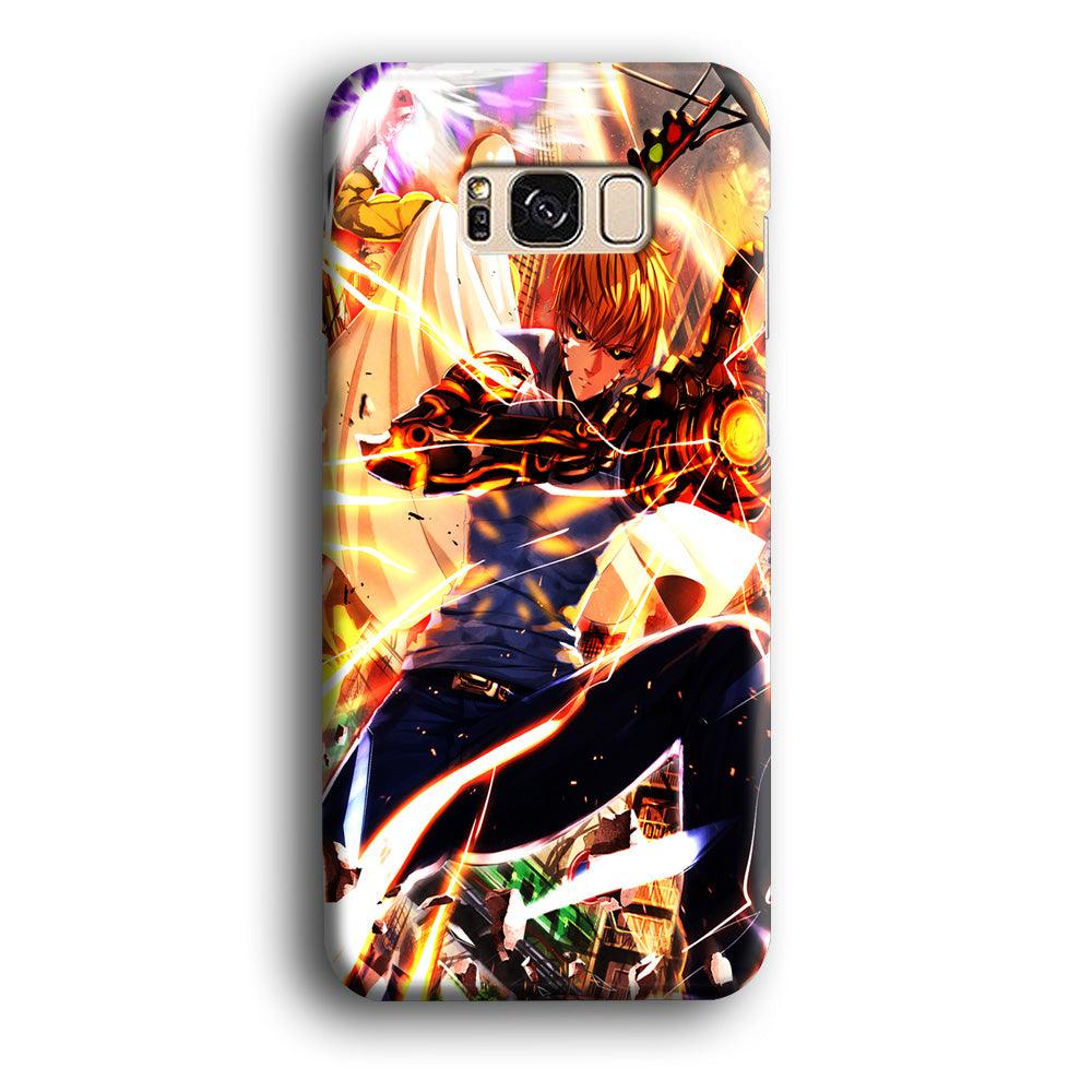 One Punch Man Genos Saitama Samsung Galaxy S8 Case-Plastic / Full Wrap (3D Case)-Xtracase