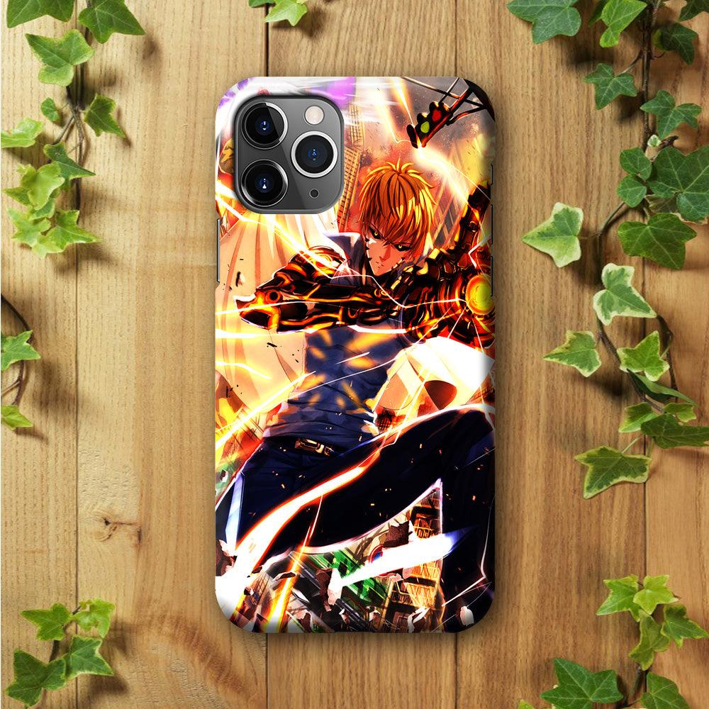 One Punch Man Genos Saitama iPhone 11 Pro Case-Plastic / Full Wrap (3D Case)-Xtracase