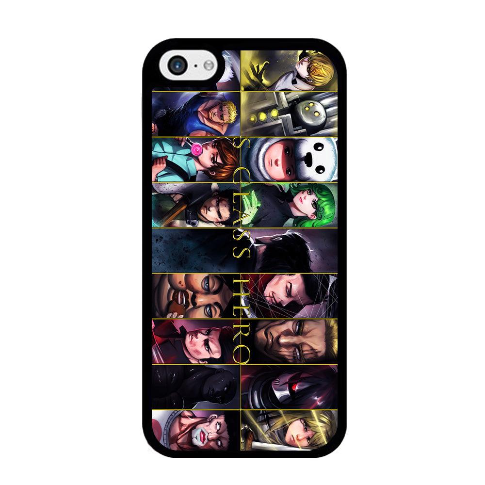 One Punch Man S-Class Hero iPhone 5 | 5s Case-Rubber / Black (2D Case)-Xtracase