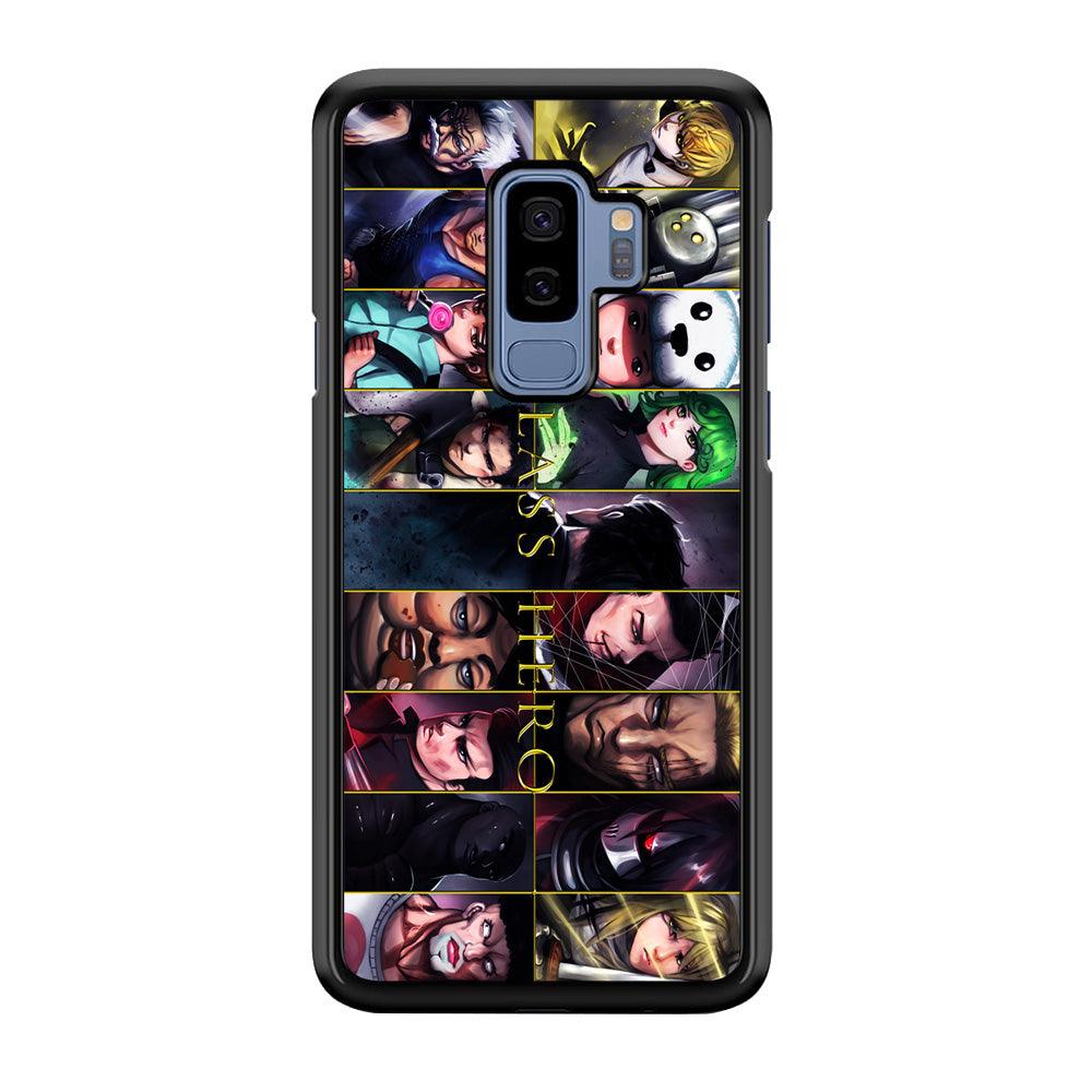 One Punch Man S-Class Hero Samsung Galaxy S9 Plus Case-Rubber / White (2D Case)-Xtracase