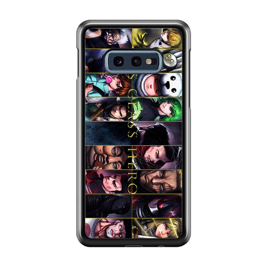 One Punch Man S-Class Hero Samsung Galaxy S10E Case-Plastic / Full Wrap (3D Case)-Xtracase