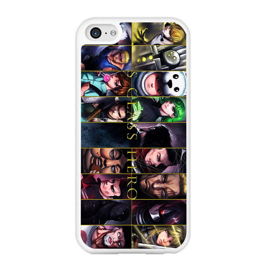 One Punch Man S-Class Hero iPhone 5 | 5s Case-Rubber / White (2D Case)-Xtracase