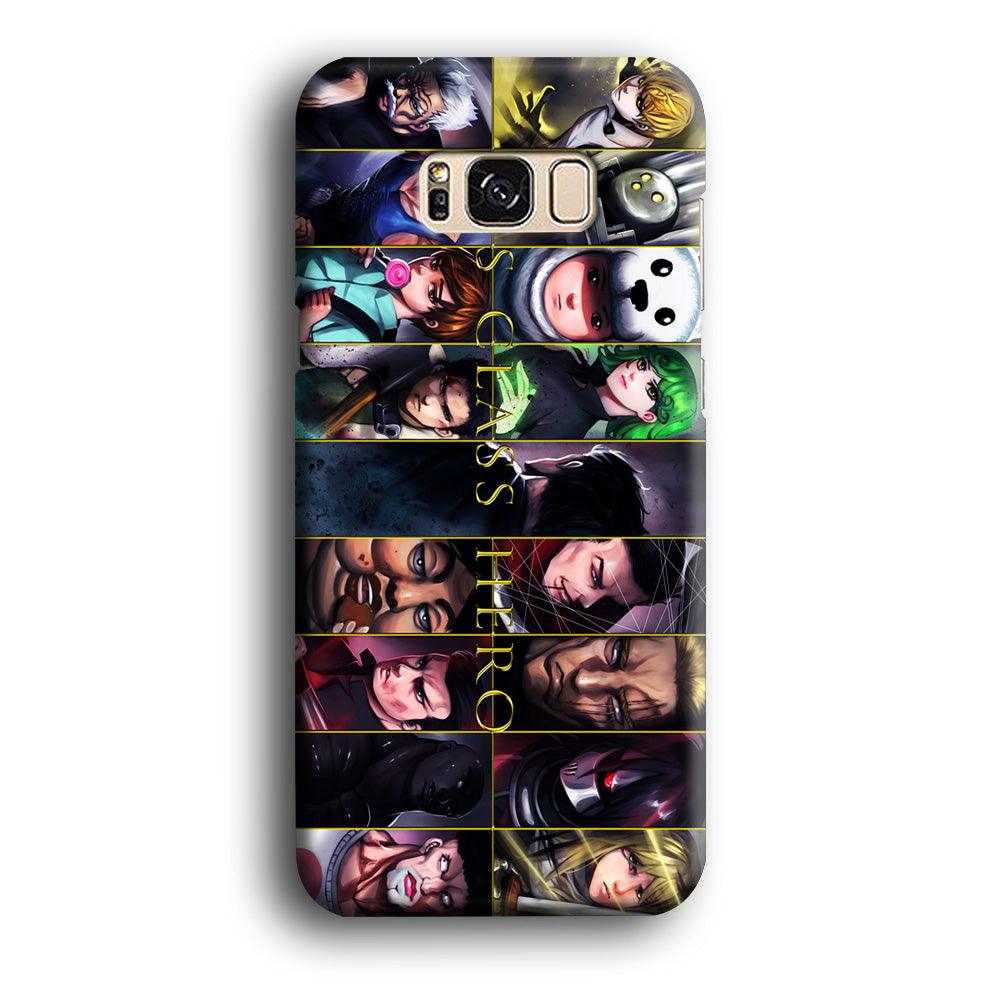 One Punch Man S-Class Hero Samsung Galaxy S8 Case-Plastic / Full Wrap (3D Case)-Xtracase