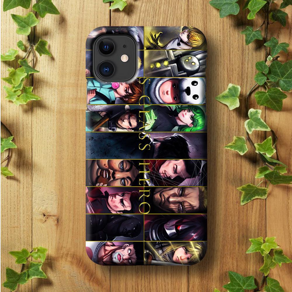 One Punch Man S-Class Hero iPhone 11 Case-Plastic / Full Wrap (3D Case)-Xtracase