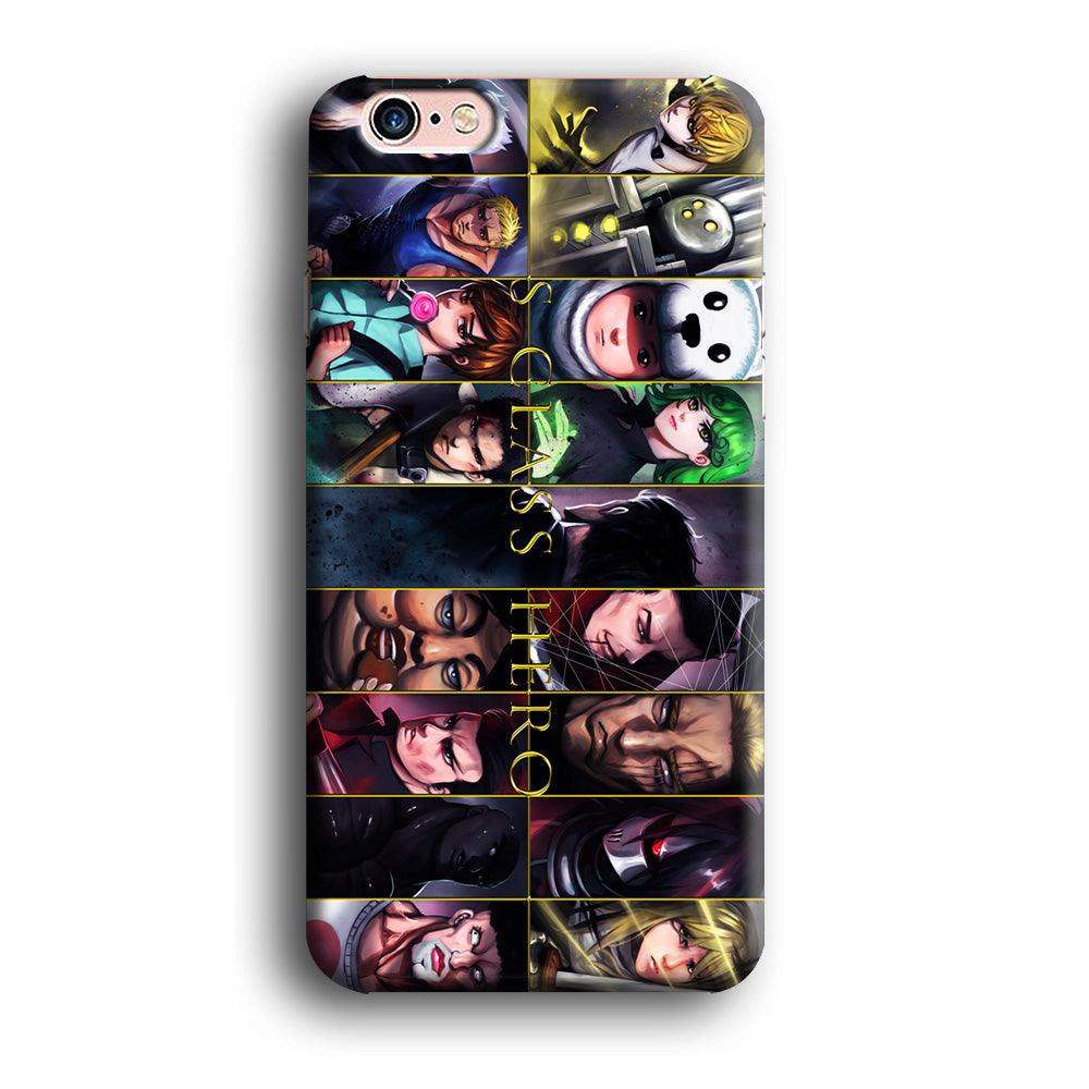 One Punch Man S-Class Hero iPhone 6 | 6s Case-Plastic / Full Wrap (3D Case)-Xtracase