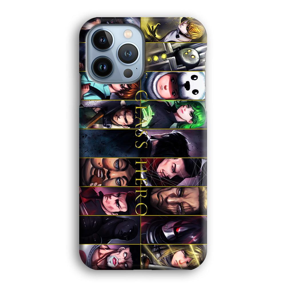 One Punch Man S-Class Hero iPhone 13 Pro Case-Plastic / Full Wrap (3D Case)-Xtracase