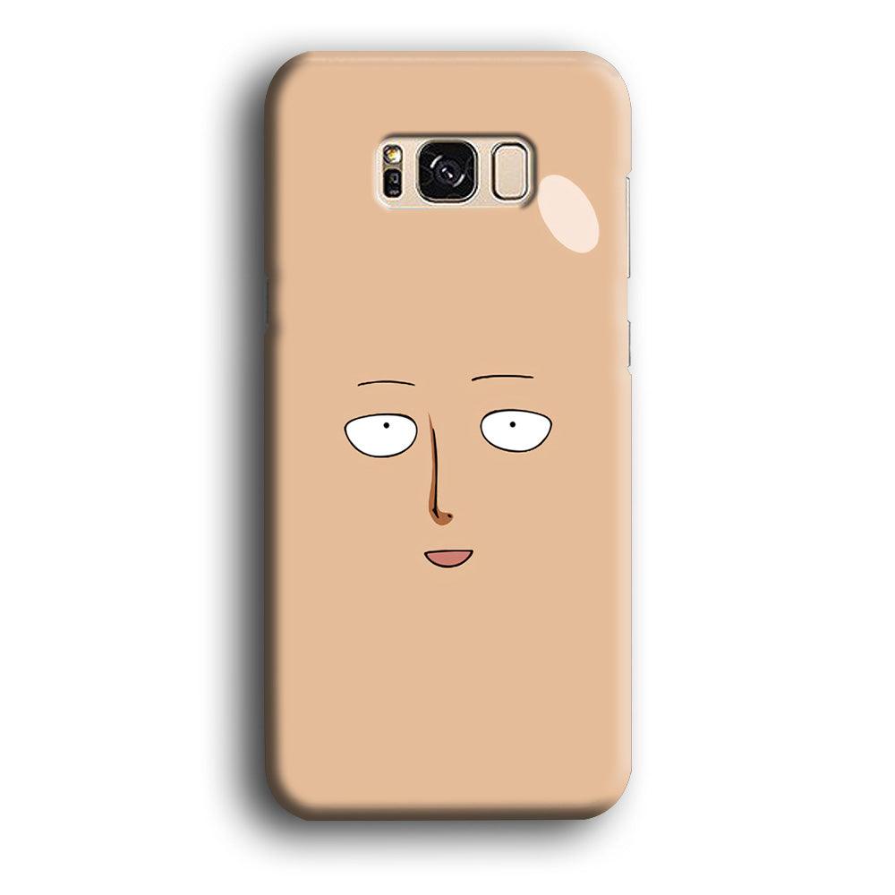 One Punch Man Saitama Face Samsung Galaxy S8 Case-Plastic / Full Wrap (3D Case)-Xtracase