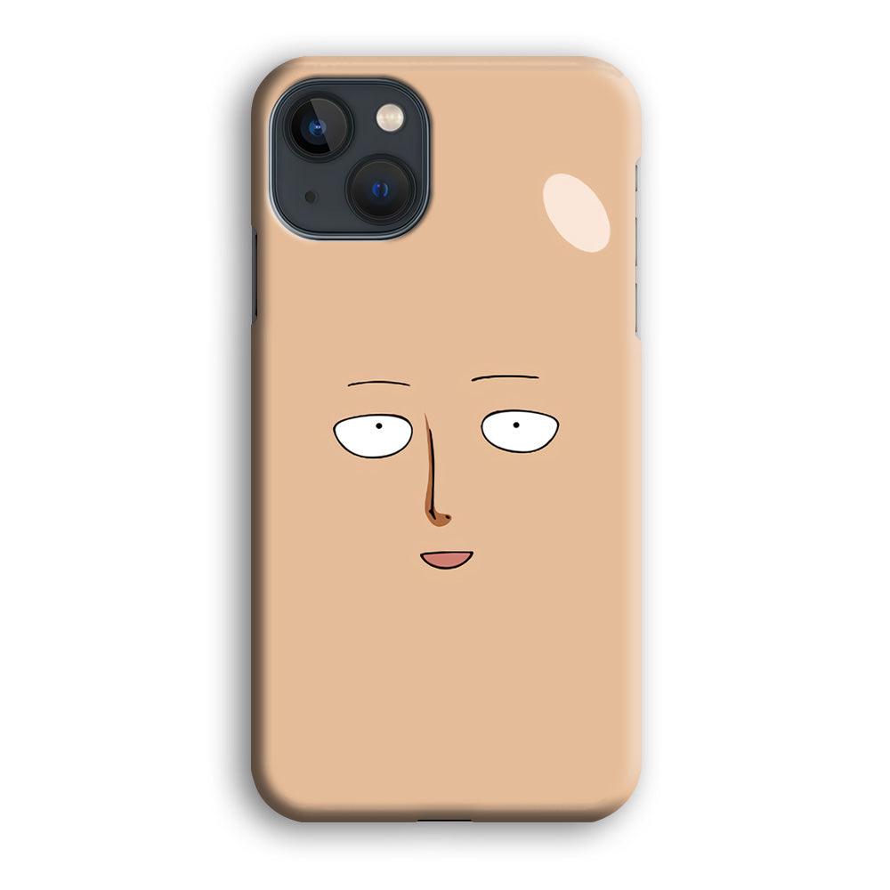One Punch Man Saitama Face iPhone 13 Case-Plastic / Full Wrap (3D Case)-Xtracase