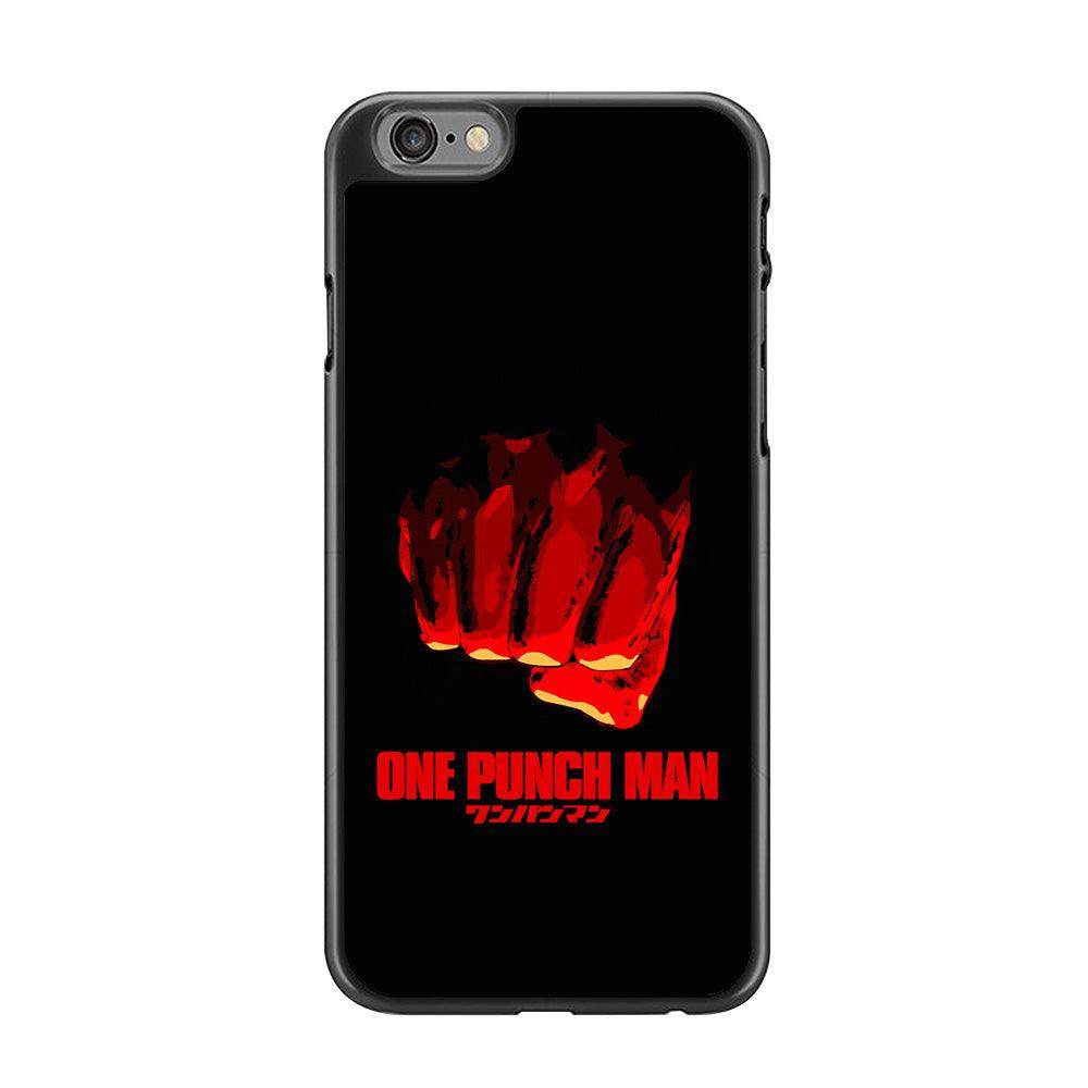 One Punch Man Saitama Fist iPhone 6 | 6s Case-Rubber / Black (2D Case)-Xtracase