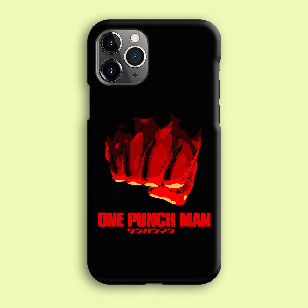 One Punch Man Saitama Fist iPhone 12 Pro Case-Plastic / Full Wrap (3D Case)-Xtracase