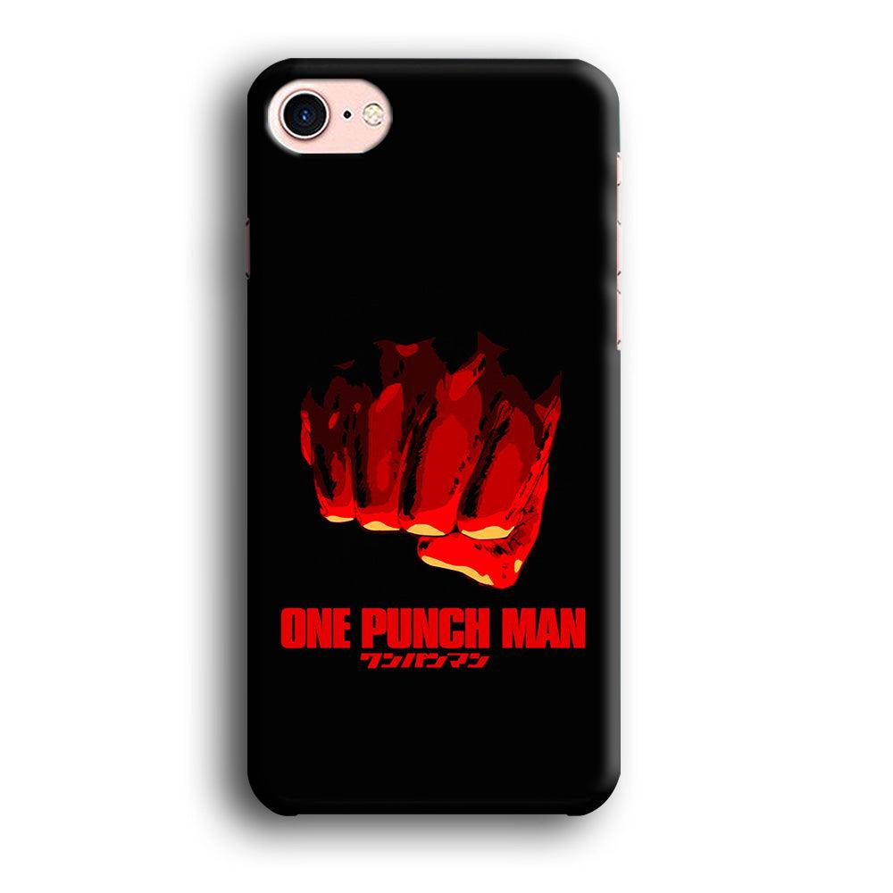 One Punch Man Saitama Fist iPhone 8 Case-Plastic / Full Wrap (3D Case)-Xtracase