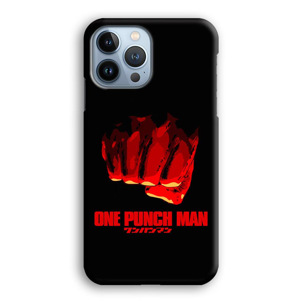 One Punch Man Saitama Fist iPhone 13 Pro Case-Plastic / Full Wrap (3D Case)-Xtracase