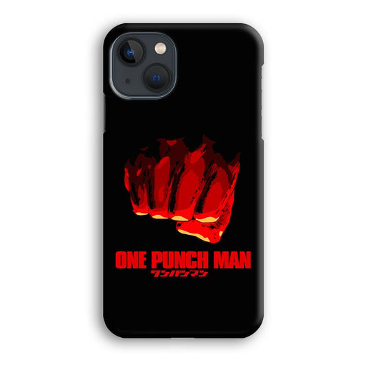 One Punch Man Saitama Fist iPhone 13 Mini Case-Plastic / Full Wrap (3D Case)-Xtracase