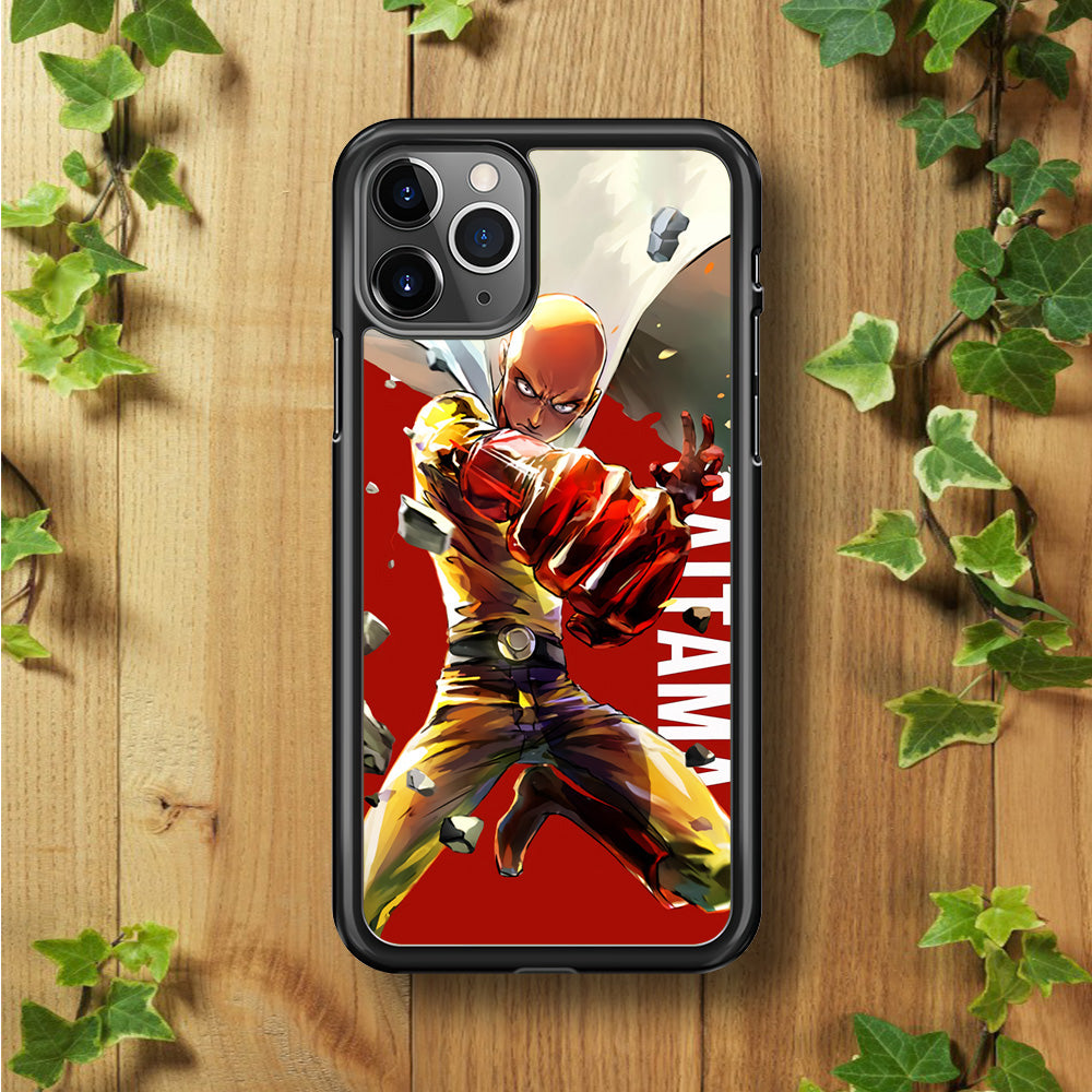 One Punch Man Saitama Red  iPhone 11 Pro Case