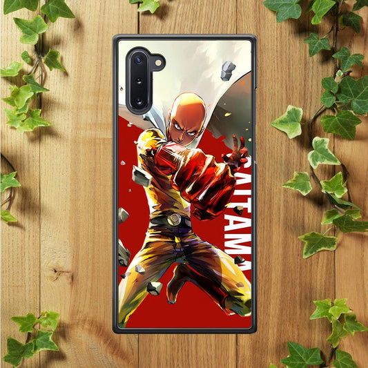 One Punch Man Saitama Red Samsung Galaxy Note 10 Case-Plastic / Full Wrap (3D Case)-Xtracase