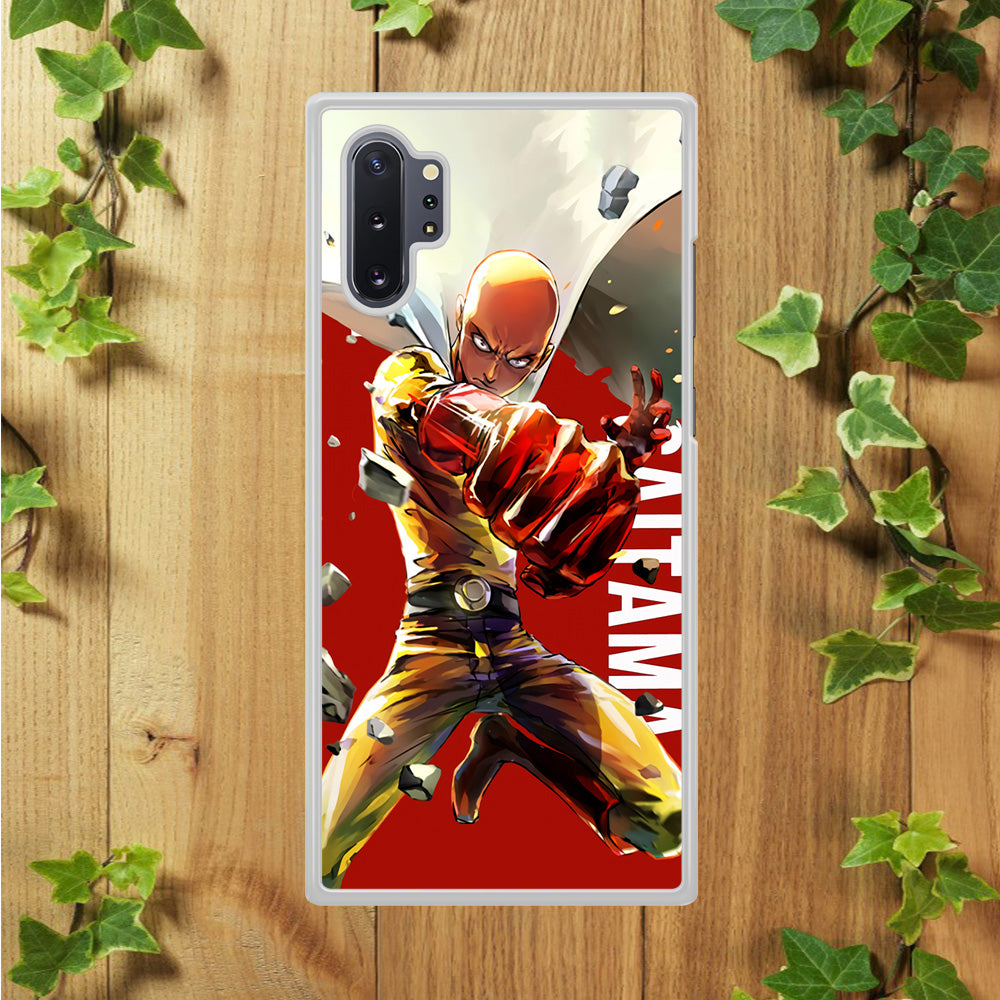 One Punch Man Saitama Red Samsung Galaxy Note 10 Plus Case