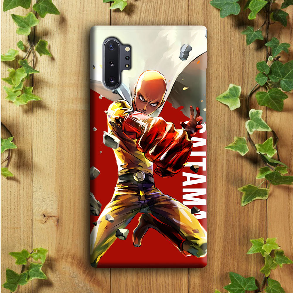 One Punch Man Saitama Red Samsung Galaxy Note 10 Plus Case