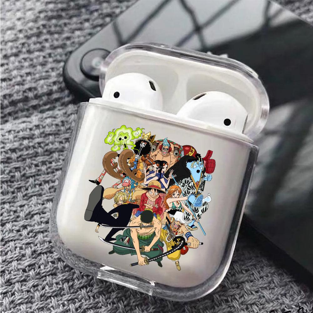 One Piece Mugiwara Pirates Crew Protective Clear Case Cover For Apple Airpods-Xtracase