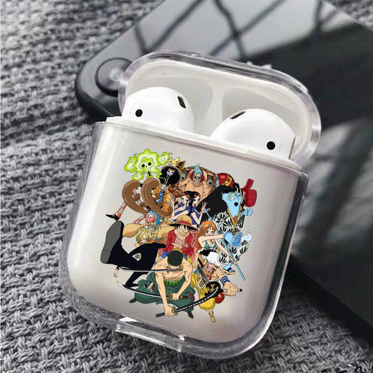 One Piece Mugiwara Pirates Crew Protective Clear Case Cover For Apple Airpods-Xtracase