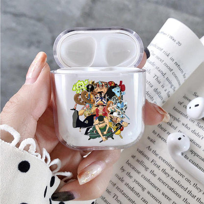 One Piece Mugiwara Pirates Crew Protective Clear Case Cover For Apple Airpods-Xtracase