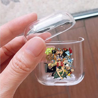One Piece Mugiwara Pirates Crew Protective Clear Case Cover For Apple Airpods-Xtracase