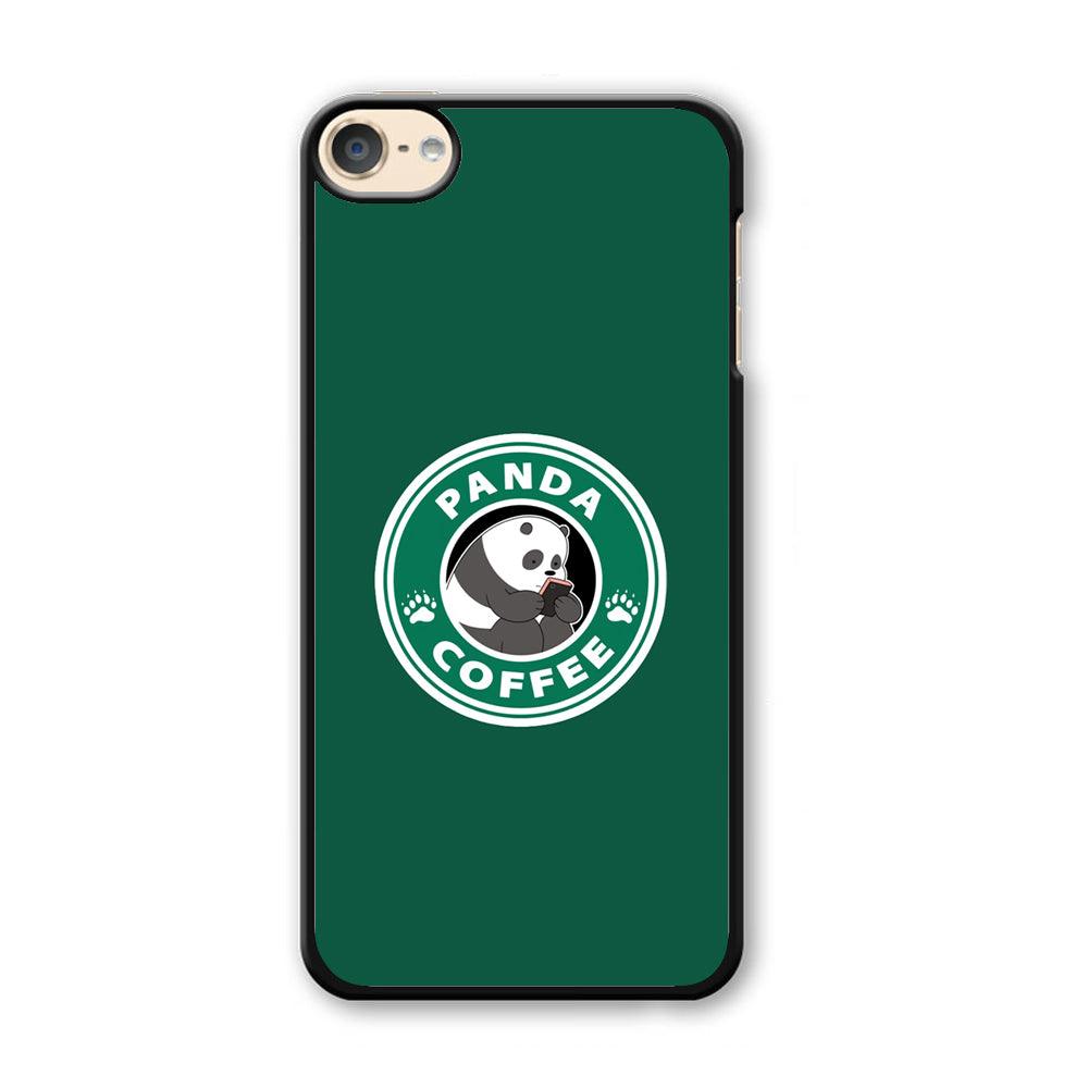 Panda Coffee iPod Touch 6 Case-Plastic / Full Wrap (3D Case)-Xtracase