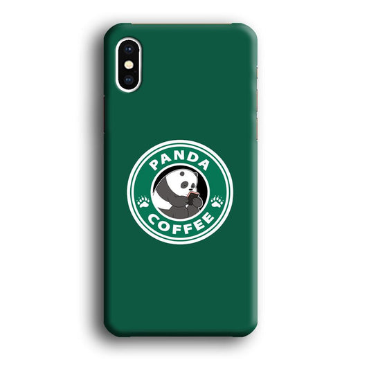 Panda Coffee iPhone Xs 3D Case-Xtracase