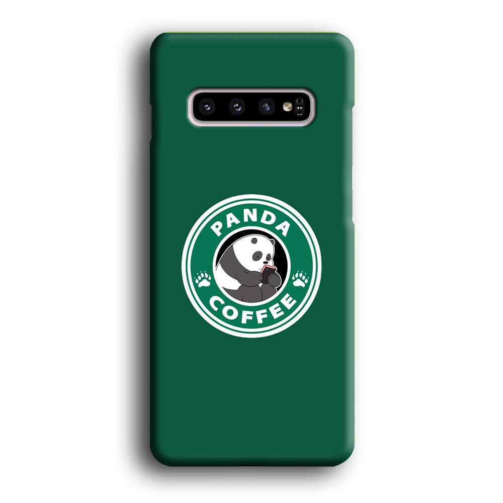 Panda Coffee Samsung Galaxy S10 3D Case-Xtracase