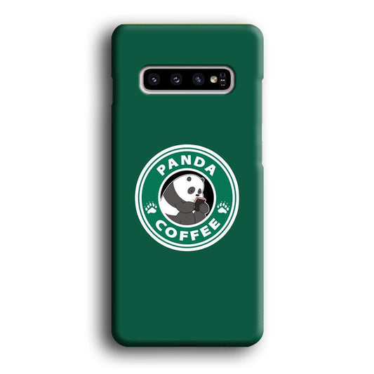 Panda Coffee Samsung Galaxy S10 3D Case-Xtracase