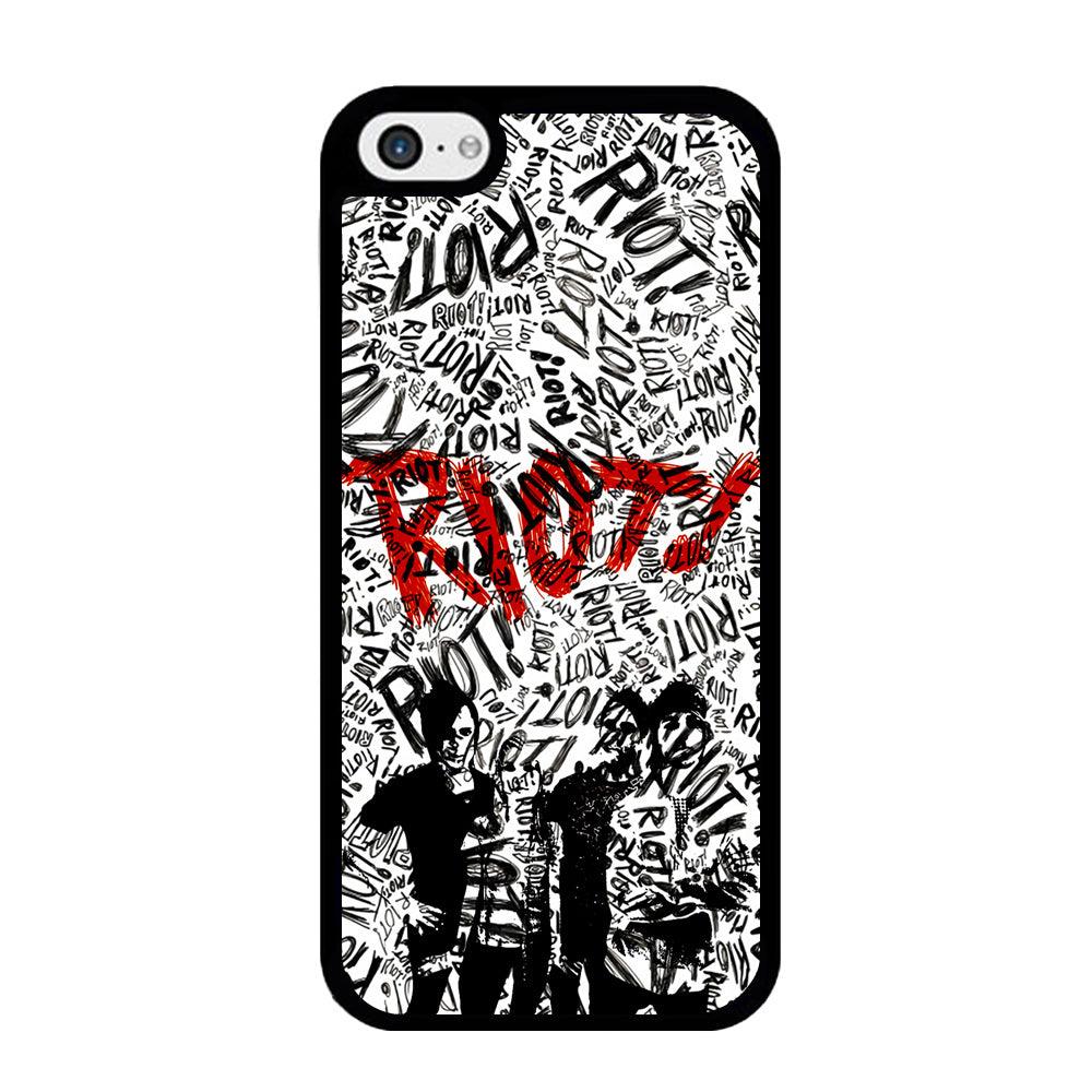 Paramore Riot! iPhone 5 | 5s Case-Rubber / Black (2D Case)-Xtracase