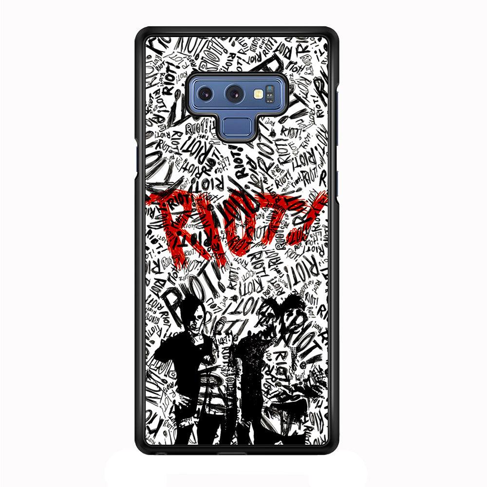 Paramore Riot! Samsung Galaxy Note 9 Case-Rubber / White (2D Case)-Xtracase