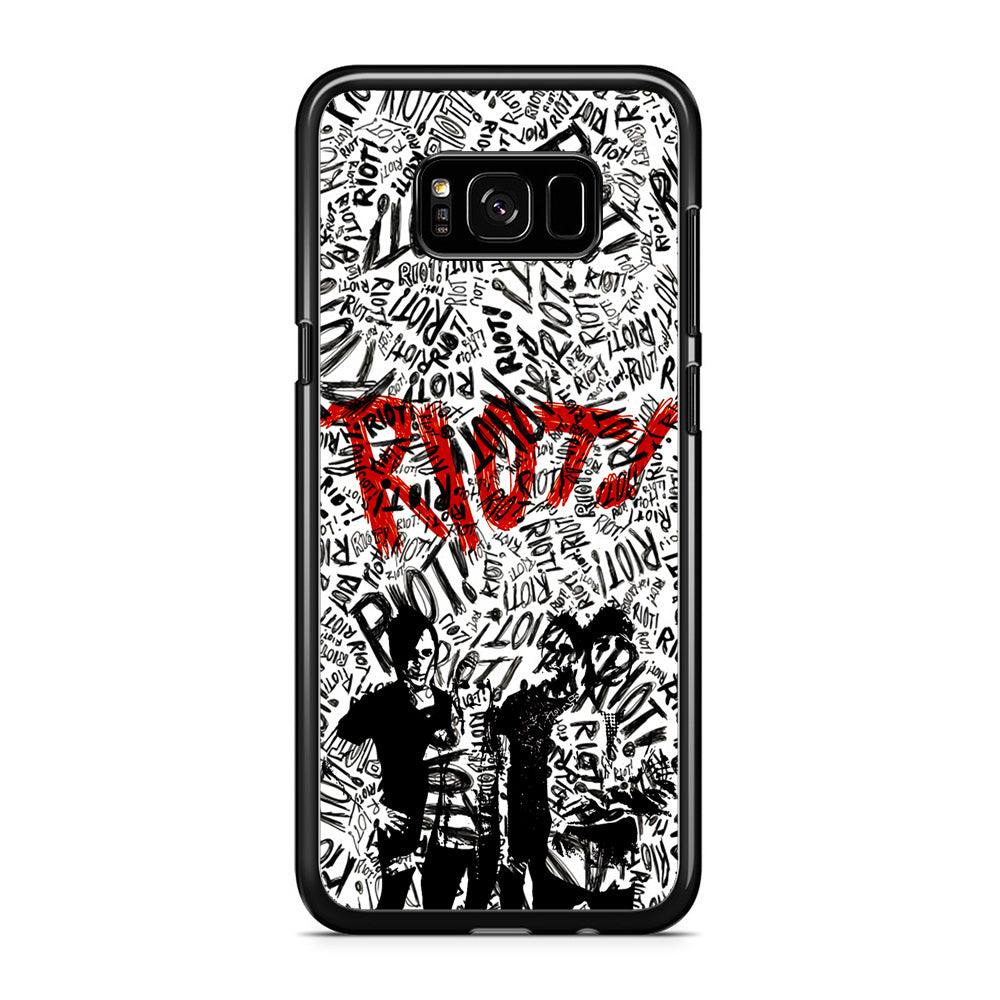 Paramore Riot! Samsung Galaxy S8 Case-Rubber / Black (2D Case)-Xtracase
