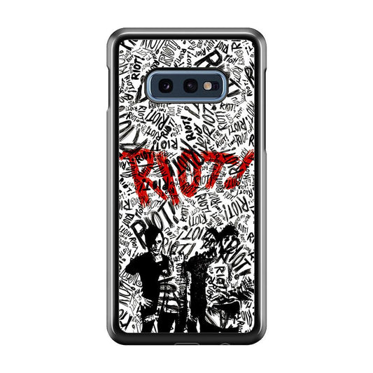 Paramore Riot! Samsung Galaxy S10E Case-Rubber / White (2D Case)-Xtracase