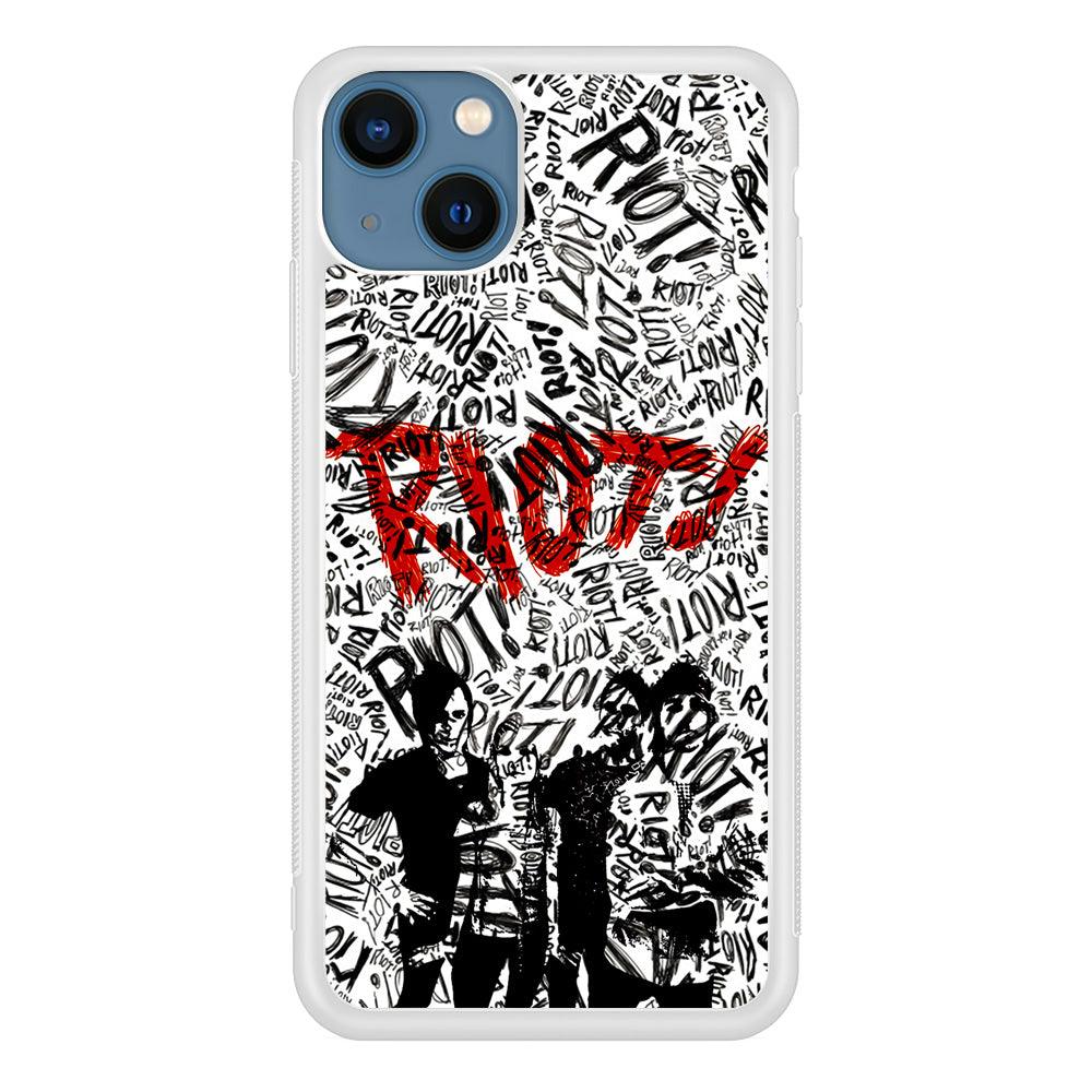 Paramore Riot! iPhone 13 Pro Case-Rubber / White (2D Case)-Xtracase