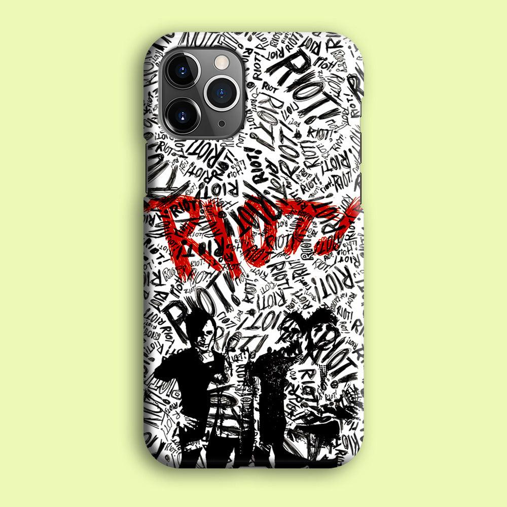 Paramore Riot! iPhone 12 Pro Case-Plastic / Full Wrap (3D Case)-Xtracase