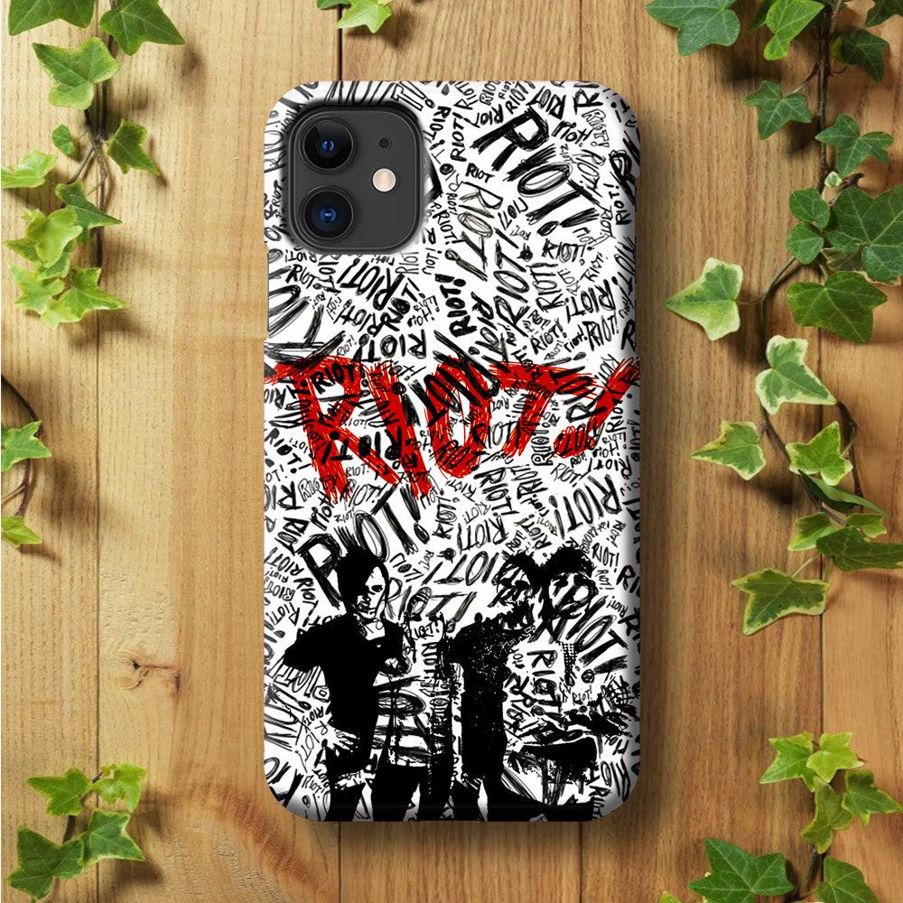 Paramore Riot! iPhone 11 Case-Plastic / Full Wrap (3D Case)-Xtracase