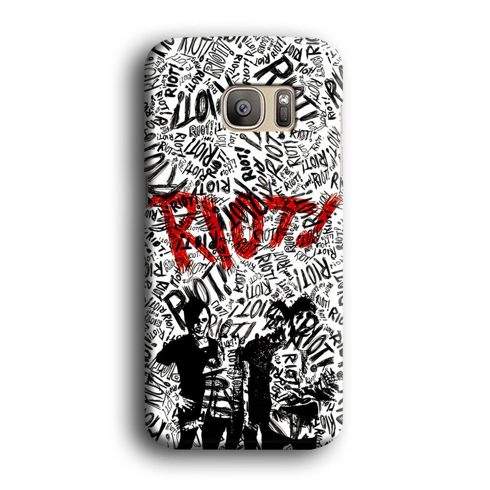 Paramore Riot! Samsung Galaxy S7 Edge Case-Plastic / Full Wrap (3D Case)-Xtracase