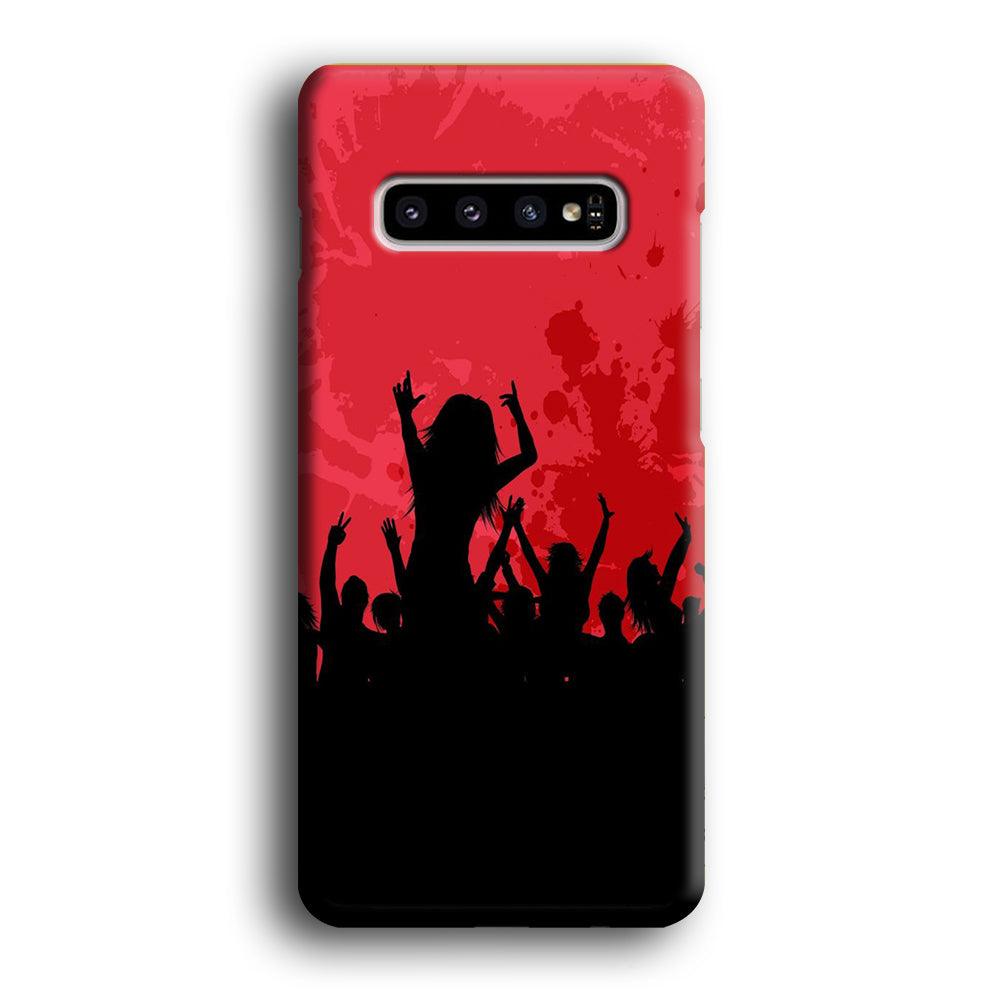 Party Silhouette Samsung Galaxy S10 3D Case-Xtracase