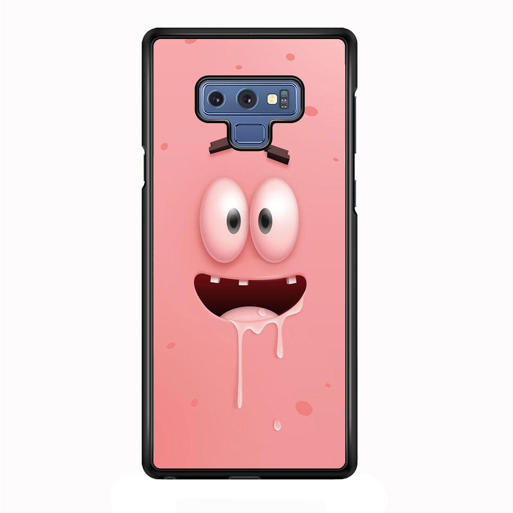 Patrick Star smiling face Samsung Galaxy Note 9 Case-Plastic / Full Wrap (3D Case)-Xtracase