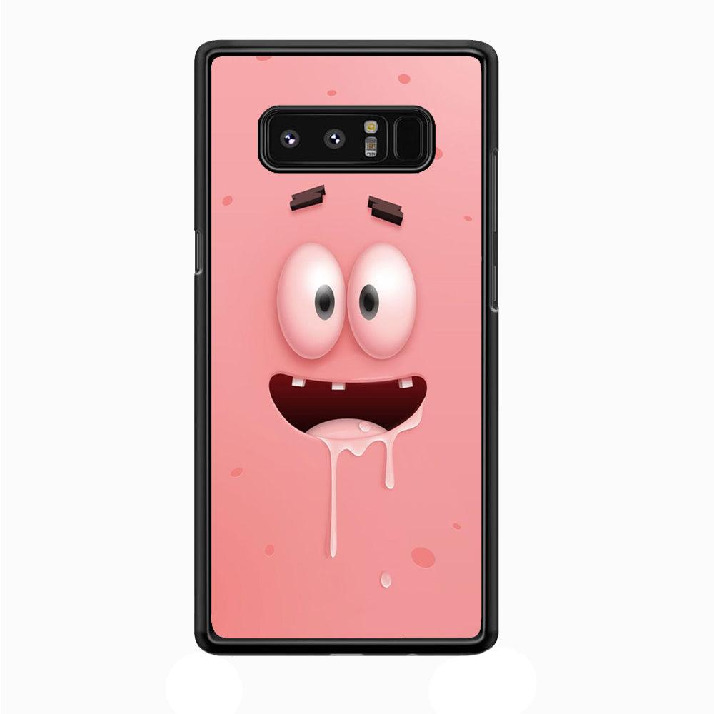 Patrick Star smiling face Samsung Galaxy Note 8 Case-Plastic / Full Wrap (3D Case)-Xtracase
