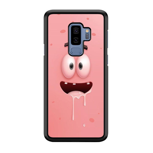Patrick Star smiling face Samsung Galaxy S9 Plus Case-Plastic / Full Wrap (3D Case)-Xtracase
