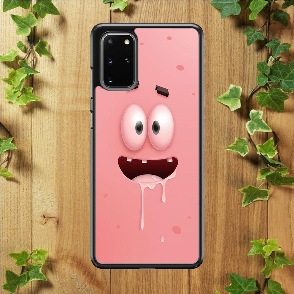 Patrick Star smiling face Samsung Galaxy S20 Plus Case-Plastic / Full Wrap (3D Case)-Xtracase