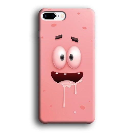 patrick smiling face iPhone 7 Plus Case-Plastic / Full Wrap (3D Case)-Xtracase