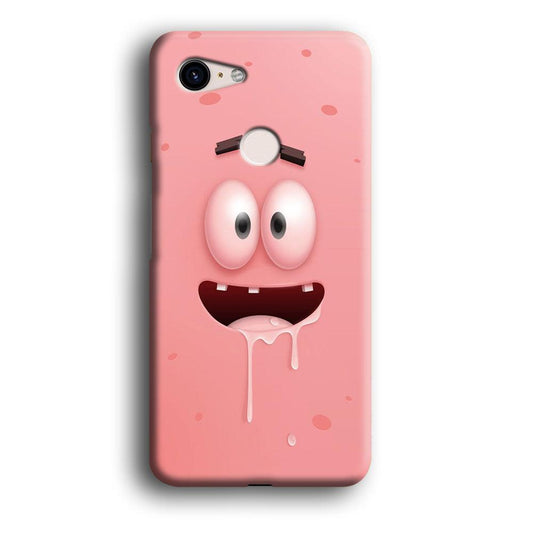 Patrick Star smiling face Google Pixel 3 XL 3D Case-Xtracase
