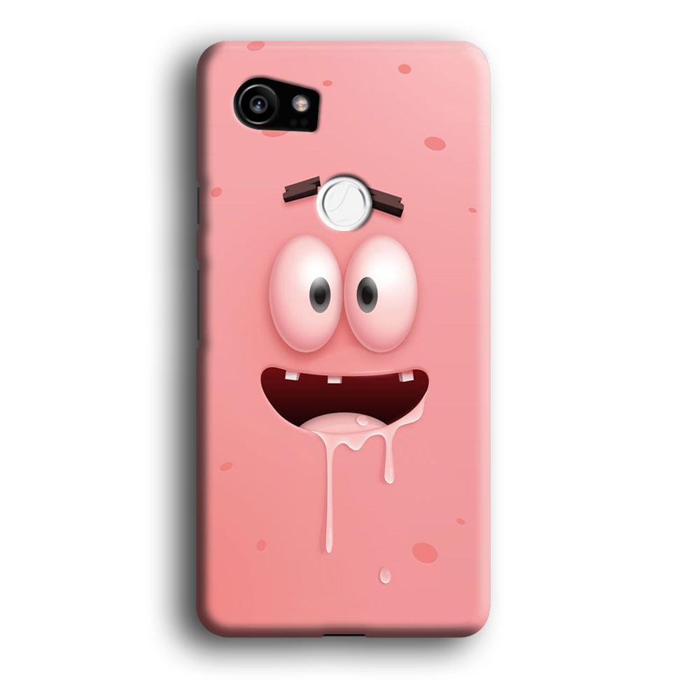 Patrick Star smiling face Google Pixel 2 XL 3D Case-Xtracase