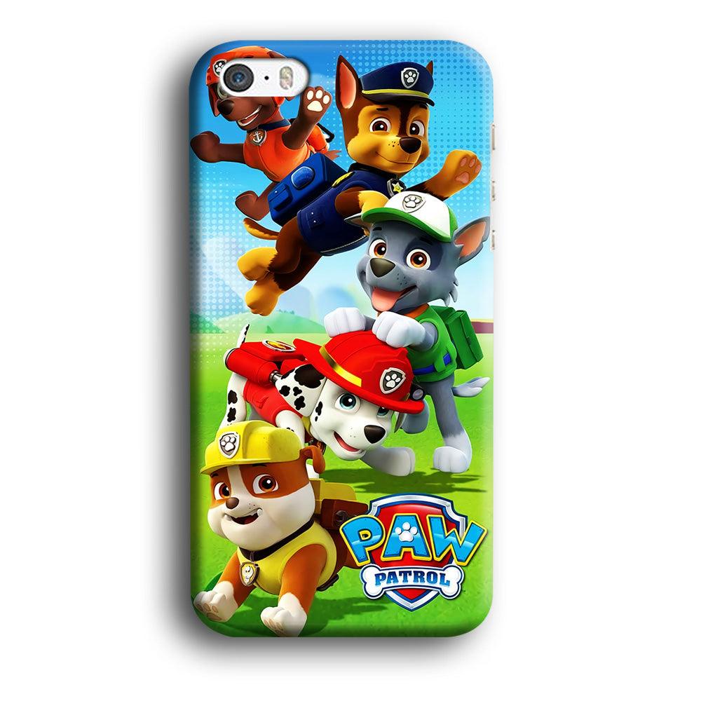Paw Patrol Five Dogs iPhone 5 | 5s Case-Plastic / Full Wrap (3D Case)-Xtracase