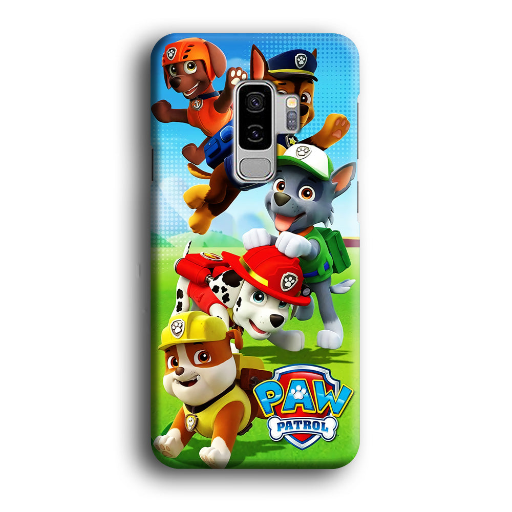 Paw Patrol Five Dogs Samsung Galaxy S9 Plus Case