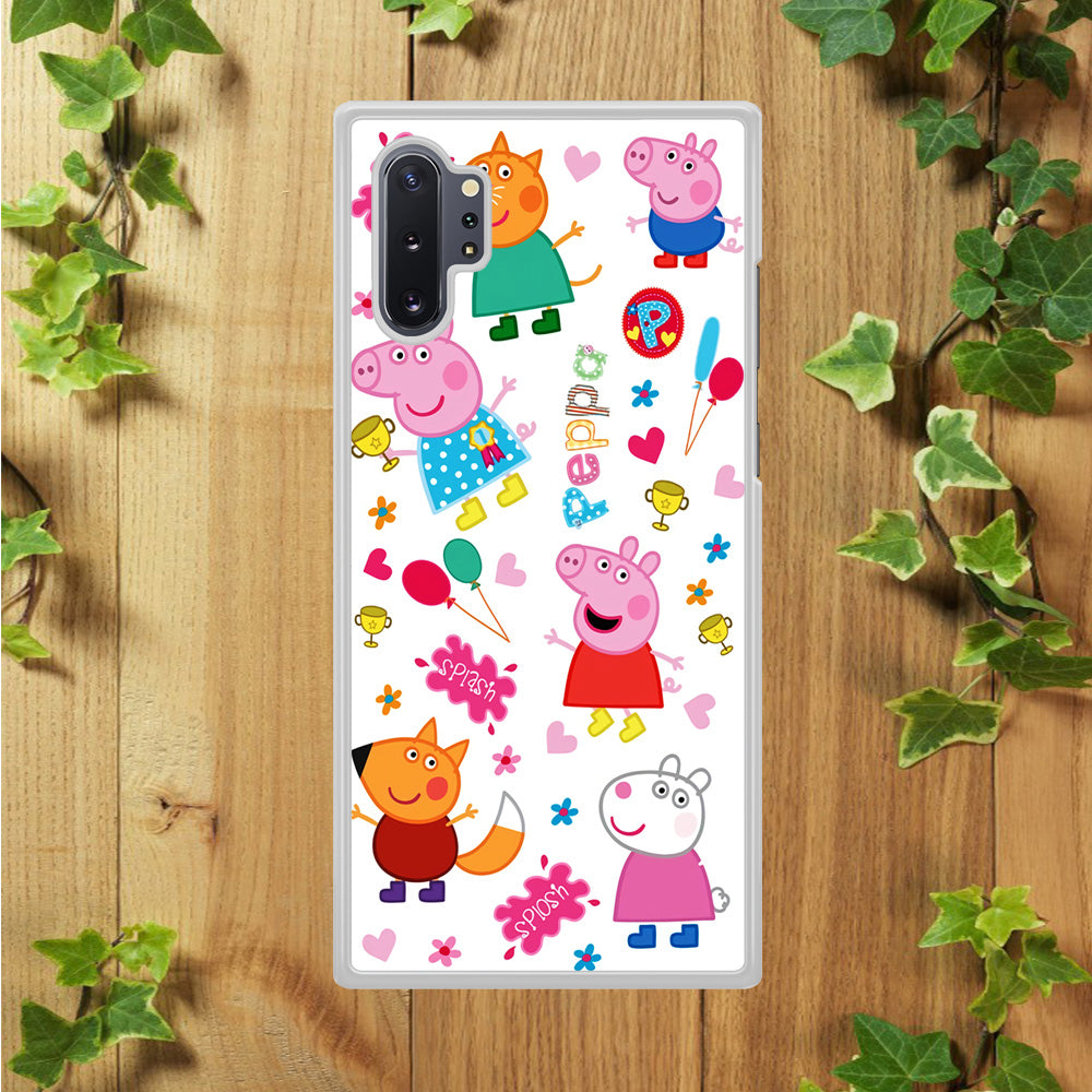 Peppa Pig and Friend Samsung Galaxy Note 10 Plus Case