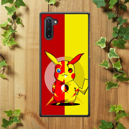 Pikachu and Flash Crossover Samsung Galaxy Note 10 Case-Plastic / Full Wrap (3D Case)-Xtracase
