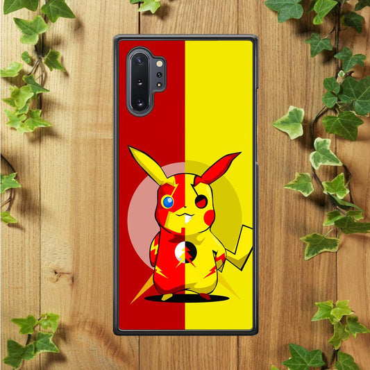 Pikachu and Flash Crossover Samsung Galaxy Note 10 Plus Case-Plastic / Full Wrap (3D Case)-Xtracase